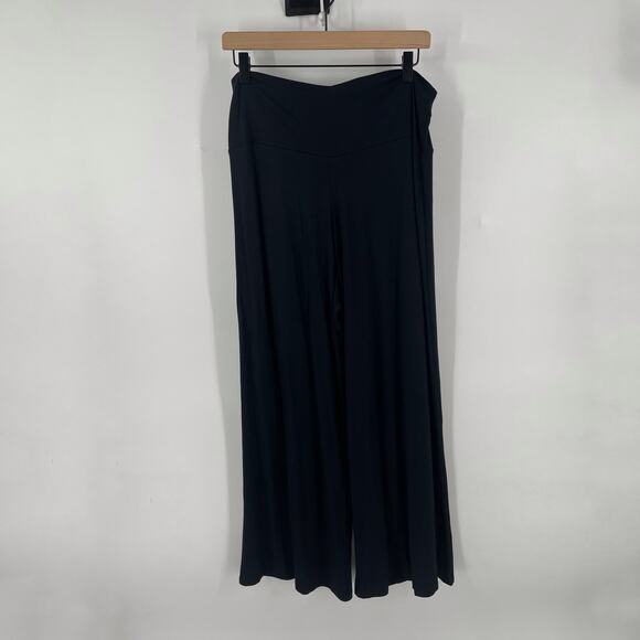 AnaOno NWT Abby Lounge Pants Black Modal Blend Soft Wide Leg Comfort Sz XXL - Picture 2 of 11